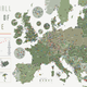 Football Clubs Of Europe | Pop Chart Lab | 20% off with promo code PE-LESS
